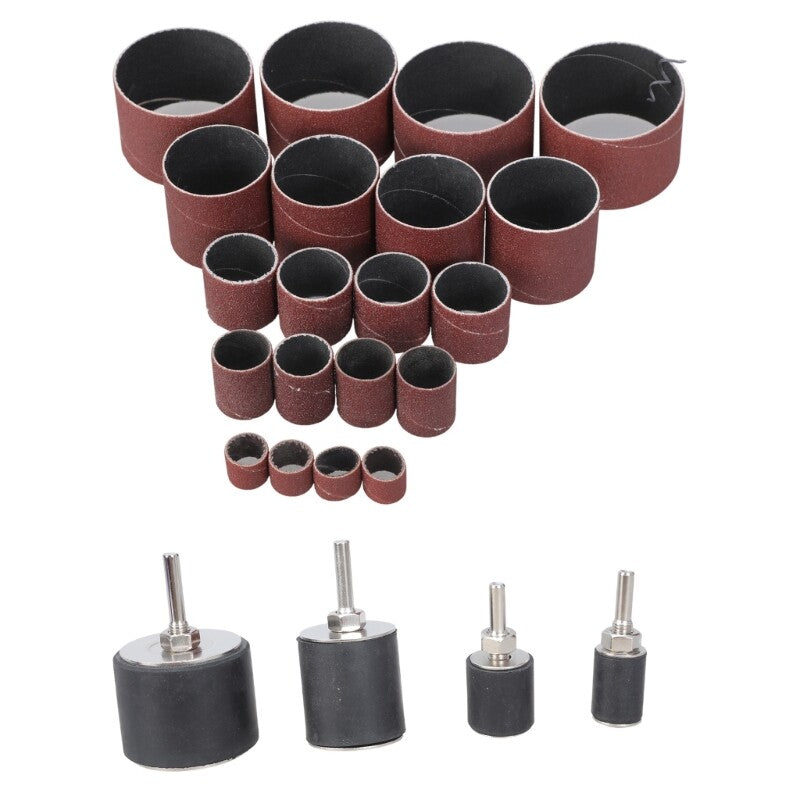 ya 14 16 Pcs/set Sanding Drum 60# 80# 120# for Metal Polishing