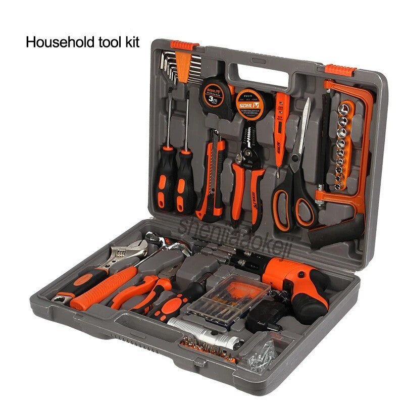 ya 26 82 Pcs Household Tool Kit Set Hardware Tools Set of Plumber Repair Combi tion