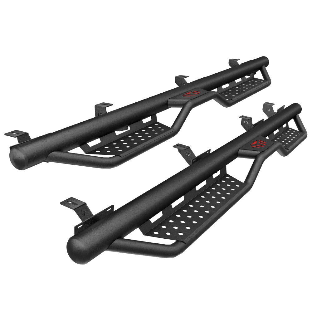 ya 5 8.7 2PCS Running Boards for 2018-2025 for Jeep Gladiator JT 4 6 2Stair Side Steps Black