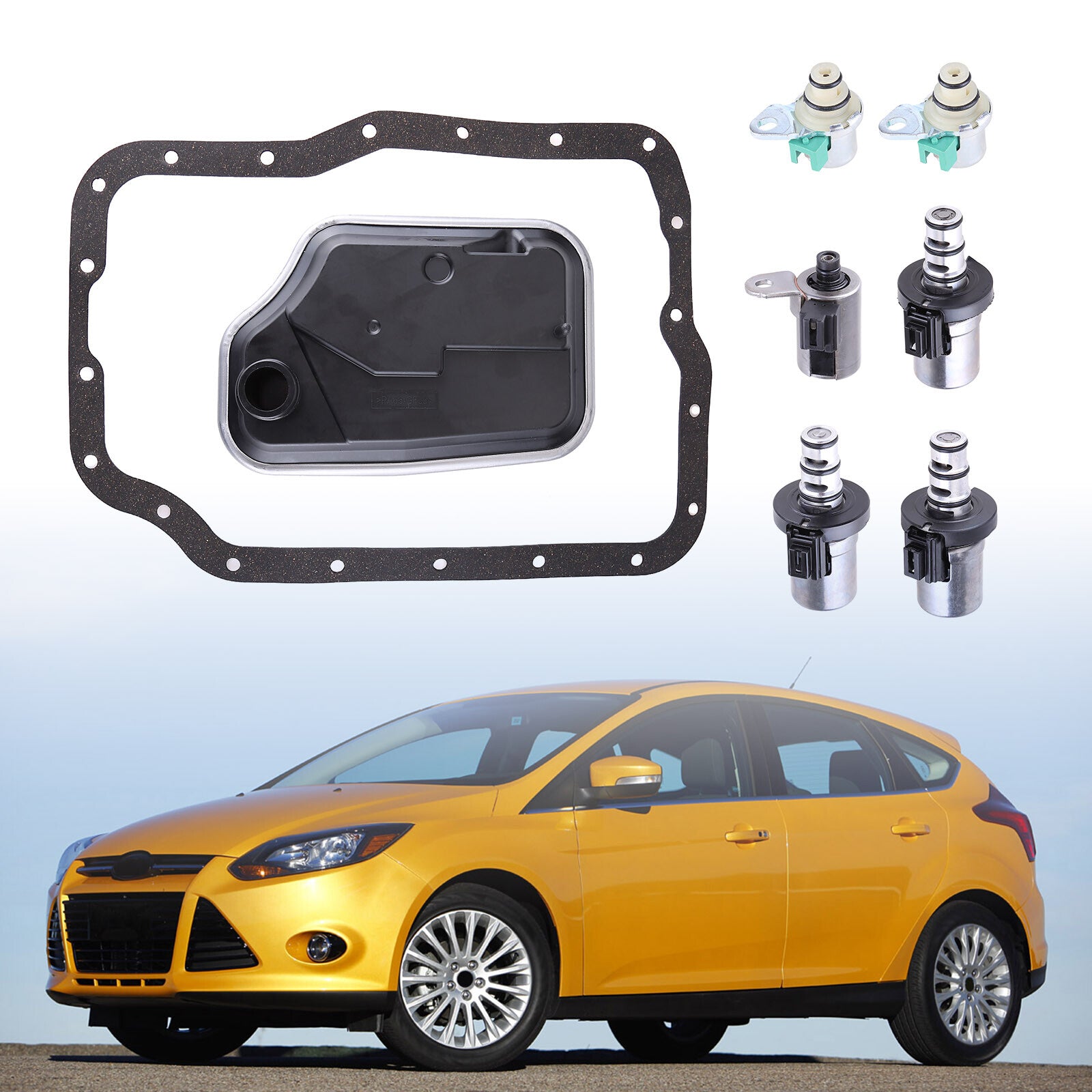 ya 1 8.5.3 4F27E Transmission Shift Solenoid Filter Kit for 4F for Focus Transit Connect XL