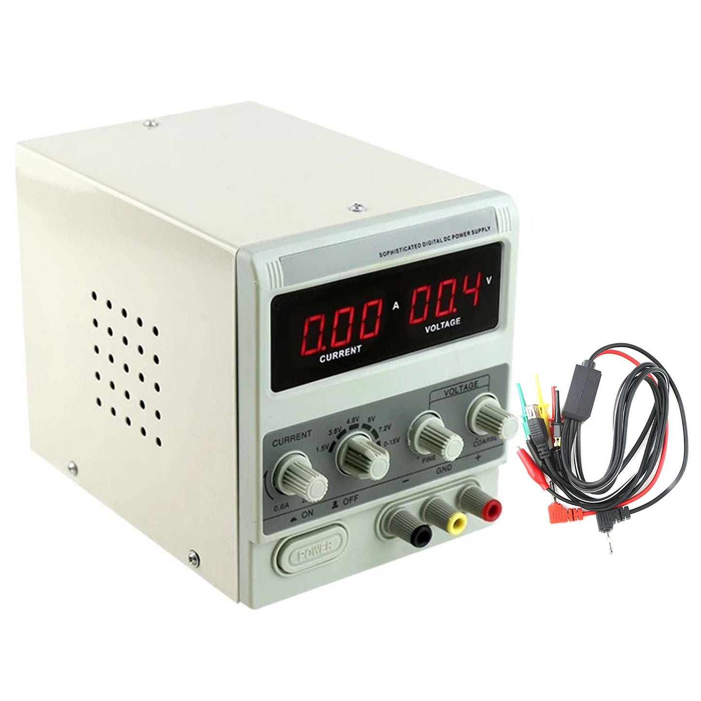 Regulated Power Bench DC Power 15V 2A Digital Display Switching Regulated Supply