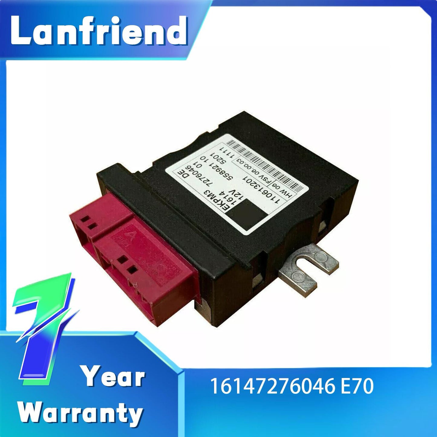 ya 27 7.2 Fuel Pump Control Unit Fit for BMW X5 E70 2007-2013 PN 16147276046