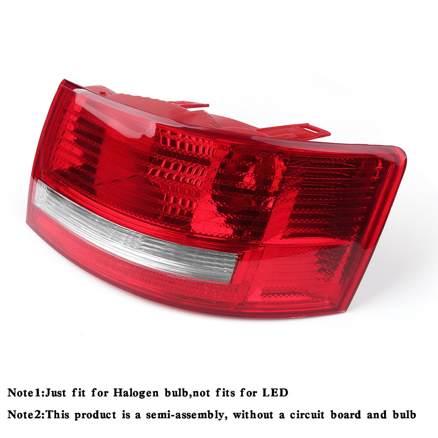 ya 1 8.5.3 Right Passenger Side Tail Light Cover for Audi A6 Quattro S6 06-08 Halogen