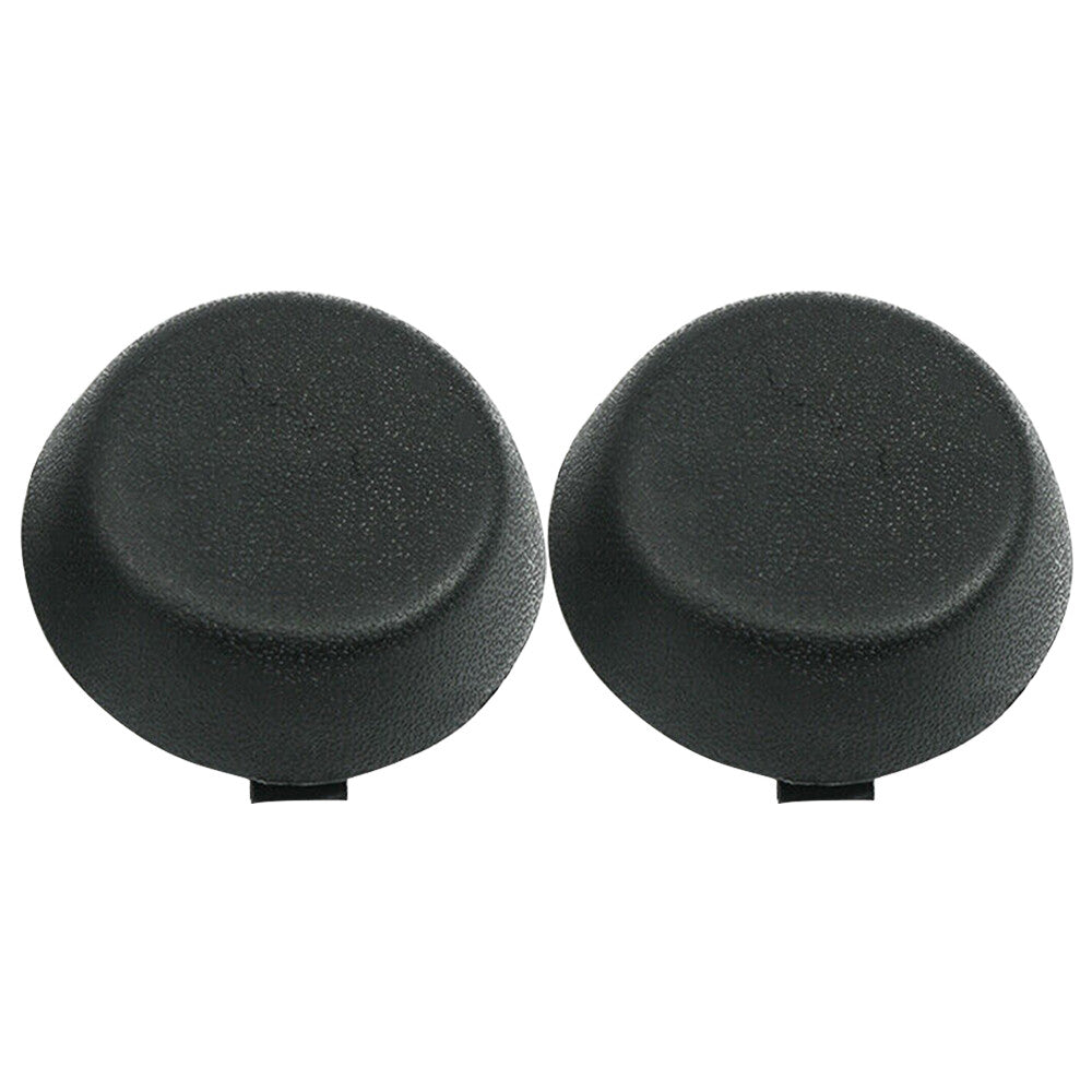 ya 27 6.18.2 2PCS Round Rear Bumper Dome Caps for Toyota Tacoma 2005-15 Tundra 2000-06 Black