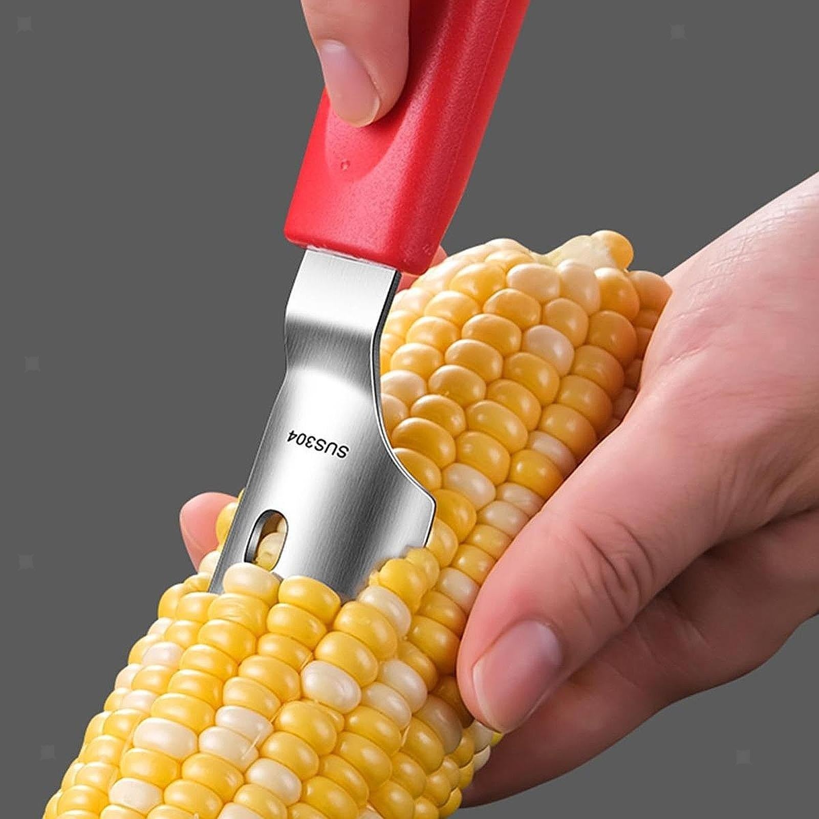 ya 26 Corn Peeler Stainless Steel Corn COB Stripper for Home Kitchen Dining Room