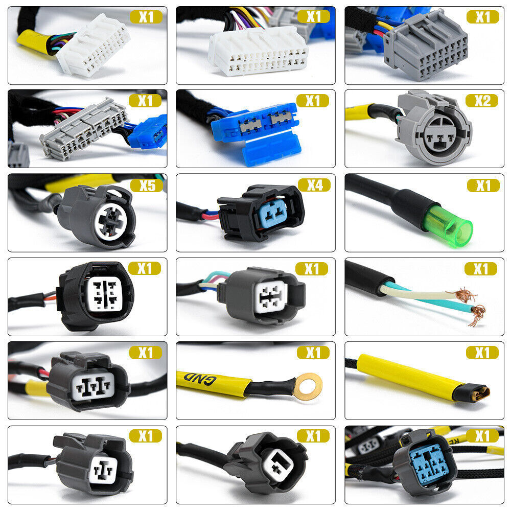 ya 1 8.5.1 engine wiring harness for Honda for Civic Integra B16 B18 D16 OBD2 Budget D & B 