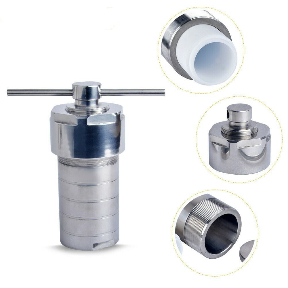 ya 14 Hydrothermal Autoclave Reactor with PTFE Chamber Hydrothermal Synthesis 25ml