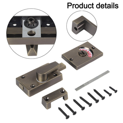 ya 14 Antique Style Bronze Indicator Bolt for Bathroom Privacy WC Toilet Door