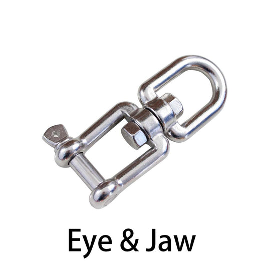 Swivel Shackle Connector Jaw Eye Stainless Steel  A2 304 M3 To M20 Chains Link