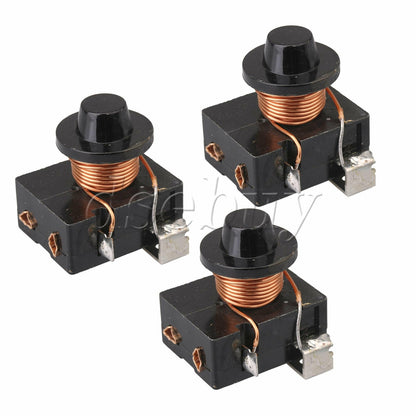 ya 26 3 Pieces Black Repairing Part Reigerator Compressor Starter Relay 375W