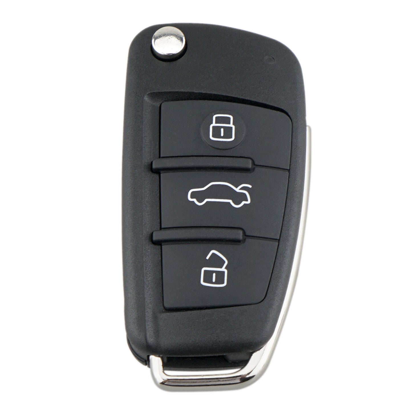 ya 5 8.7 Flip Remote for Audi A1 A3 A4 B7 A6 C6 TT Q3 Q7 Key Case Shell 3Button Key Fob