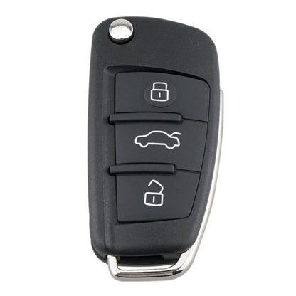 ya 5 8.7 Flip Remote for Audi A1 A3 A4 B7 A6 C6 TT Q3 Q7 Key Case Shell 3Button Key Fob