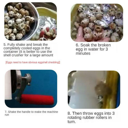 ya 26 high efficiency practical household manual quail egg peeler machine huller machi