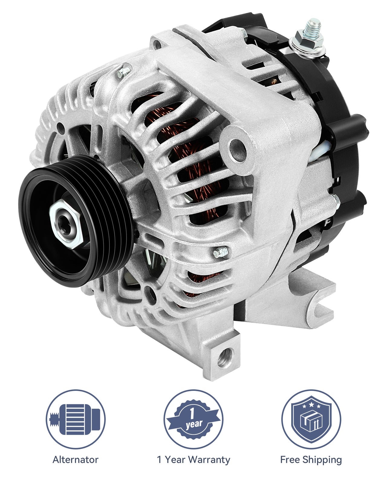 ya 27 7.2 AVA0063 New 115Amp Alternator 12V Fit for 2004-2008 for Chevrolet Malibu AVA0063
