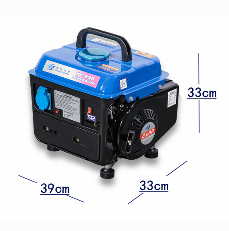 ya 26 New Portable Silent Gasoline Generator Camping Inverter Generator Set 650W 220V