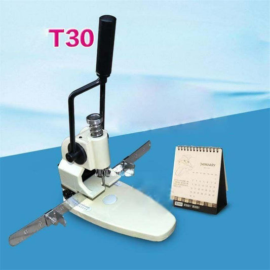 Manual Paper Drilling Machine Handheld Paper Punch Single Hole Drilling Machine