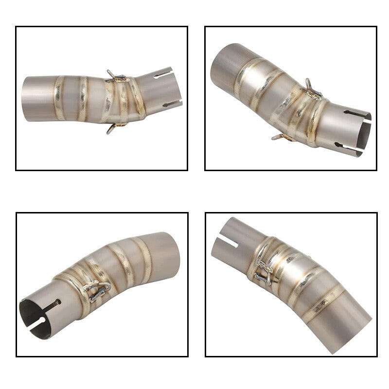 ya 1 8.12.2 baidi 51mm For CFMOTO 450SR Slip-On Titanium Mid-Pipe & Muffler