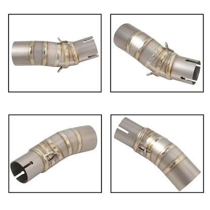 ya 1 8.12.2 baidi 51mm For CFMOTO 450SR Slip-On Titanium Mid-Pipe & Muffler