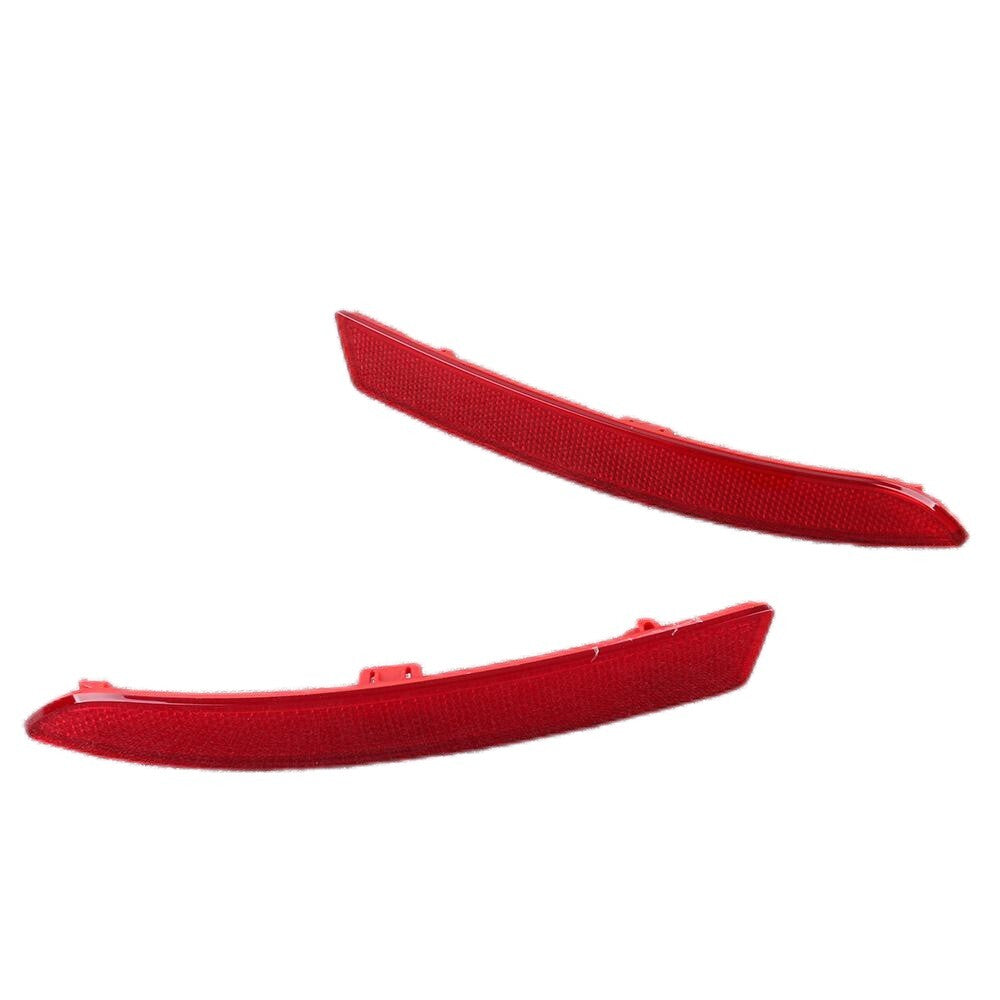 ya 27 6.21 2Pcs Rear Bumper Cover Reflector Red Left+Right For 5' F10 F18 LCI 2013-2017