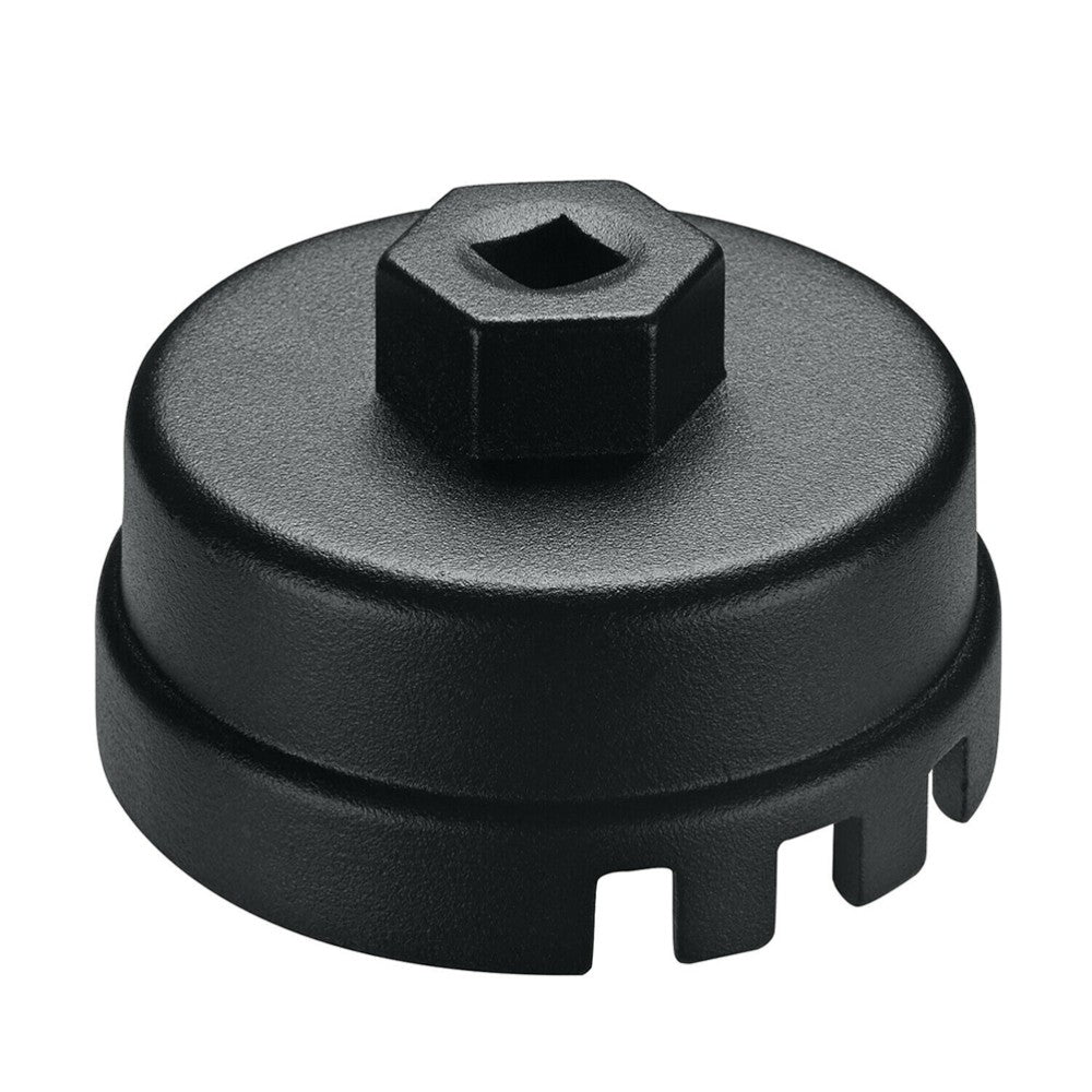 ya 5 8.7 Professional Aluminum Alloy Oil Filter Wrench Oil Filter Housings (Black)