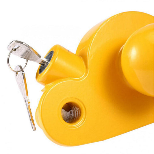 ya 2 6.26.2 1*Universal trailer ball hitch coupler locking ball tongue steel 2 2-5/16 yellow