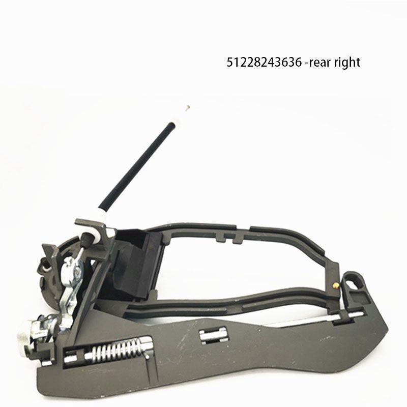 ya 5 8.7 1 Pair Rear Door Handle Carrier for BMW X5 X6 E53 99-06 51228243636 51228243635