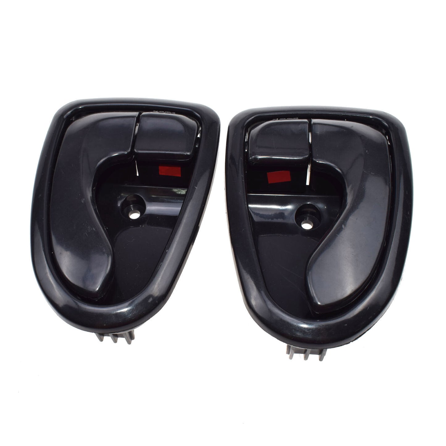 ya 11 6.6 A pair of inner door handles black left and right for modern accents 2000 - 2006