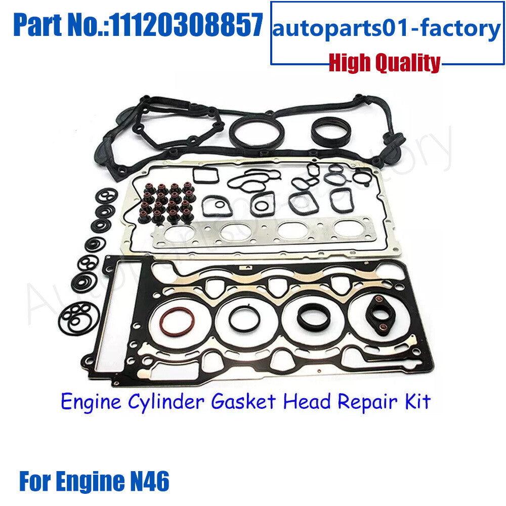 ya 5 8.7 Engine N46 Full Head Gasket Repair Set for BMW 118i 120i 320i E82 E90 E91 2.0L