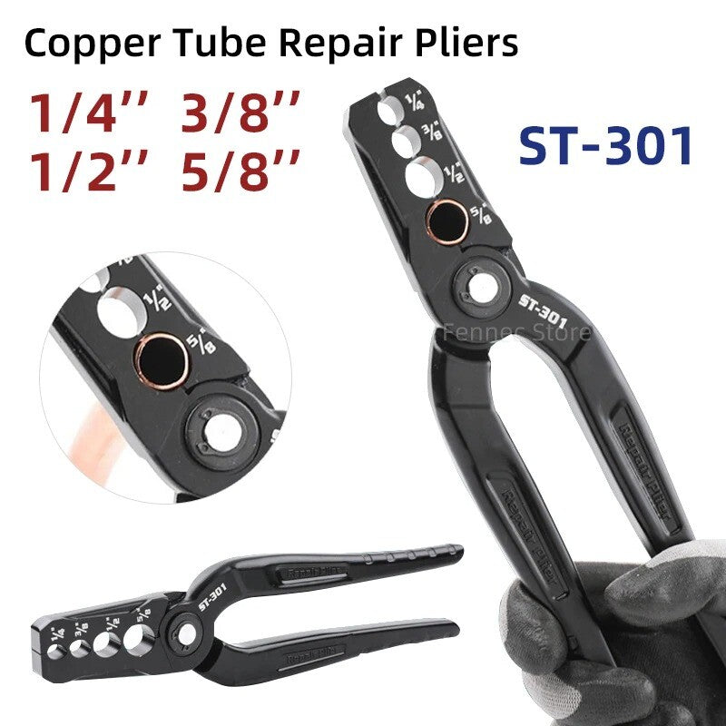 ST301 Copper Tube Repair Pliers Versatile Round Plier Tool Compound Rounder