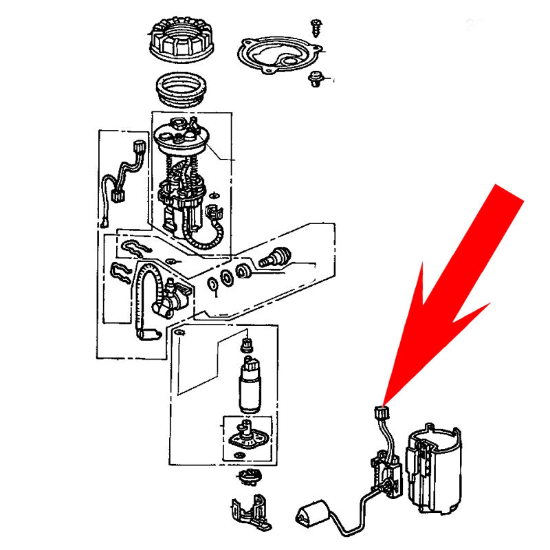 ya 1 8.5.1 Automotive fuel level sensor 83320-60440 is suitable for LAND CRUISER PRADO GRJ120 2003-2009