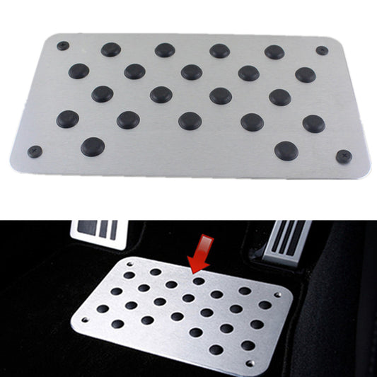 ya 7 6.10.3 Alloy Car Anti Skid Floor Mat Carpet Rest Pedal Pad Cover Interior Accessories