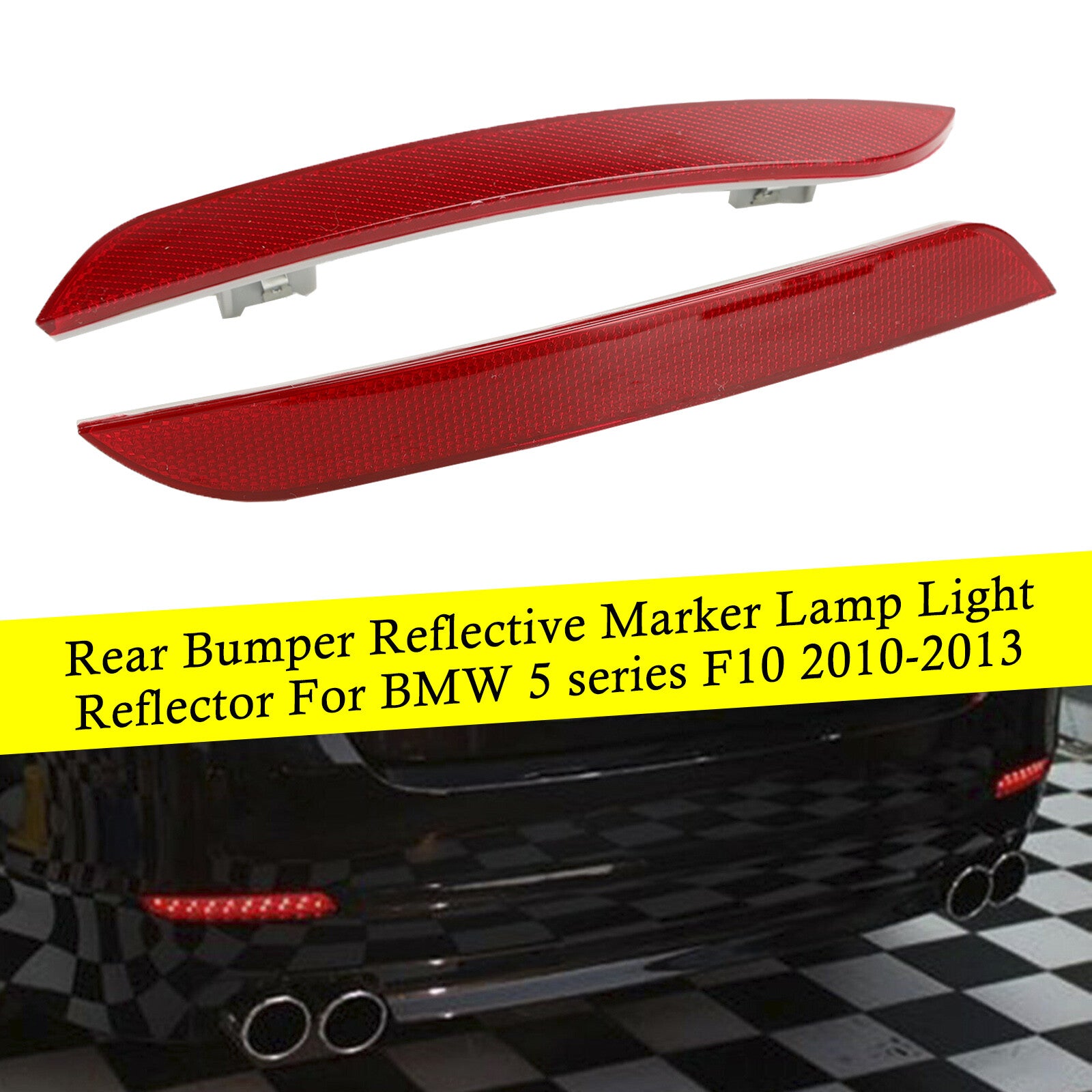 ya 1 8.5.4 Reflector Housing Tail Fog Lamp Light Fit For 5series F10/F18 2010-2013