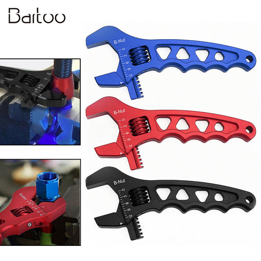 ya 1 7.3 Aluminum 3AN-12AN Adjustable Wrench Tool Spanner For Hose End Fitting