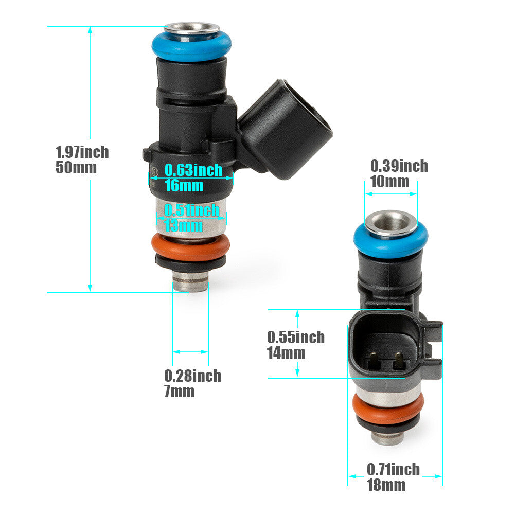 ya 5 8.7 1X Fuel Injector 0280158258 For 2014 - 2015 for Polaris Ranger Crew 570 2521068