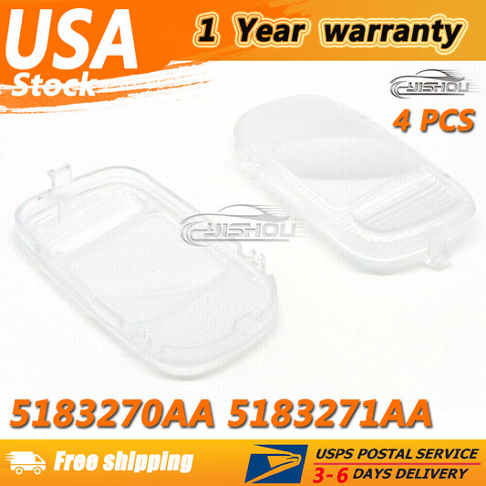 ya 2 6.26 2PCS For 2002-2010 for Dodge for Ram Overhead Console Dome Reading Light Lamp Lens
