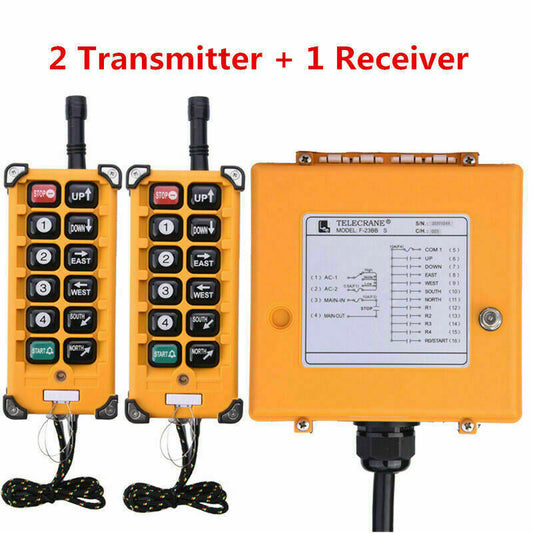 Lift Switch for Hoist Industrial Wireless Radio Remote Control 12V-440V AC DC