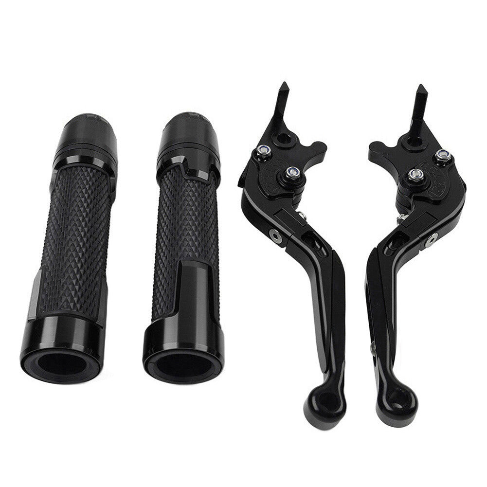 ya 2 7.15 Set Folding Extendable Brake Clutch Lever Handlebar Grip FIT for Kawasaki 650R