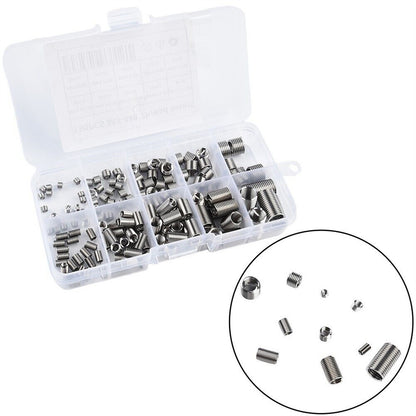 ya 1 8.12.2 baidi 150-piece pack of threaded insert stainless steel spiral M3 M4 M5 M6 M8 thread repair - KiBM