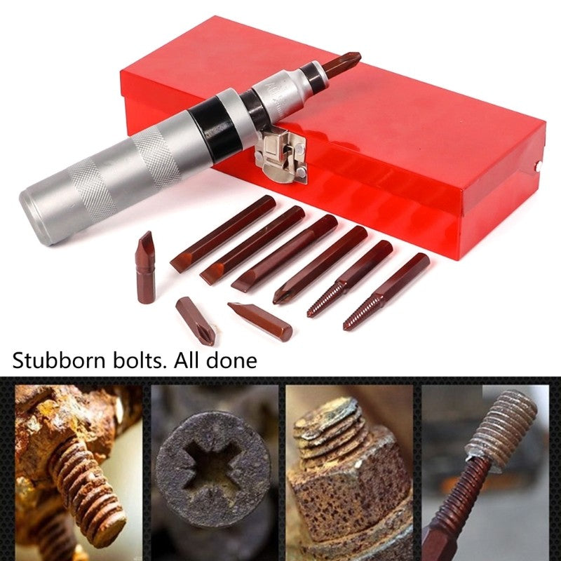 ya 26 Heavy Screw Extractors Tool for Industrial Use with Box Storage