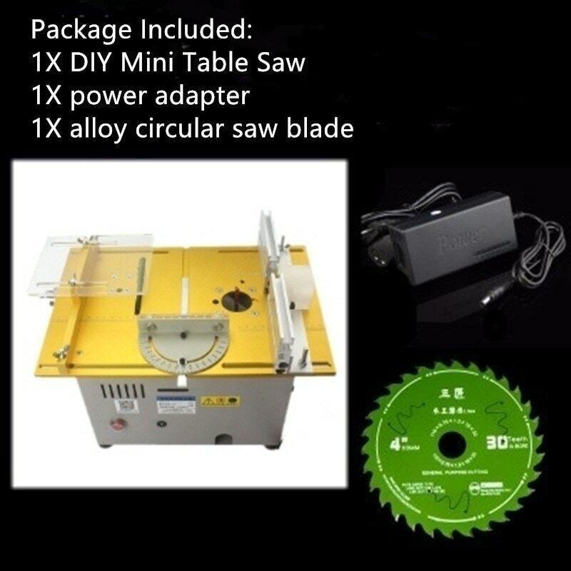 ya 26  Multifunction Table Saw Woodworking Bench Lathe Electric Polisher Grinder