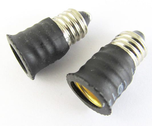 ya 14 100pcs LED Light Bulb Lamp Converter E11 Male To US E12 Female Candelabra Socket