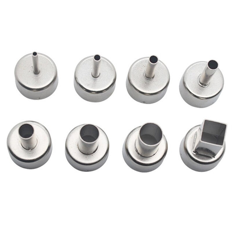 ya 25 8Pcs 3-12mm Welding Nozzle Tip Heat Nozzle Sleeve Hot Air Nozzle for