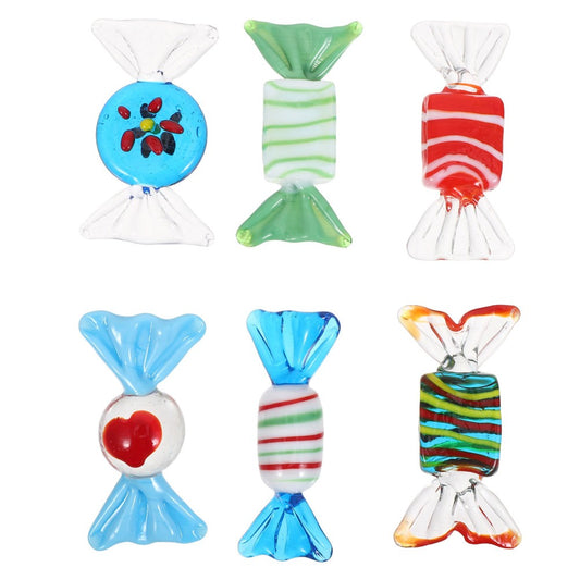 ya 25 6 Pcs Simulated Glass Candy Decoration Cute Little Or ments Colorful
