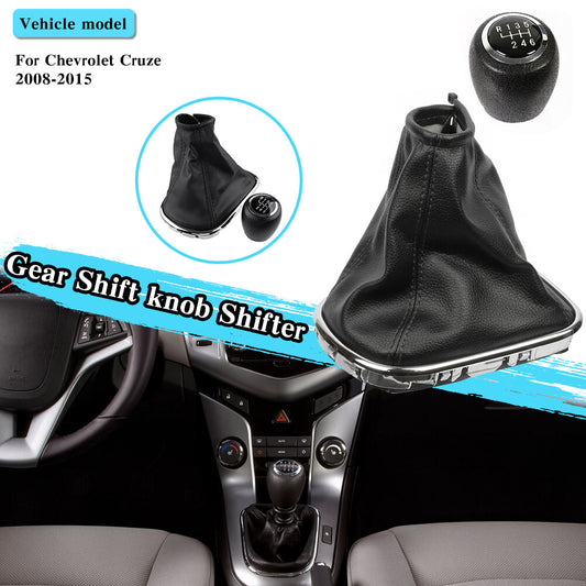 ya 11 6.5 for Chevrolet for Cruze 2008-2015 Gear Stick Shift Knob Gaiter Boot Cover 6 Speed