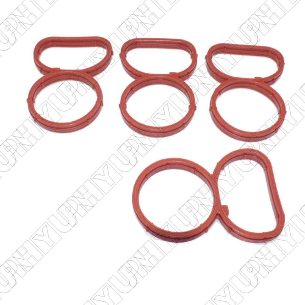 ya 5 8.7 4Pcs Intake Manifold Gaskets 11617801438 for BMW E81 E82 E87 E90 E91 E93 E60 E61
