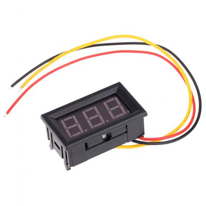 ya 5 8.7 0-99.9V Three Wire DC Voltmeter Head LCD Digital Display Three Wire Voltmeter