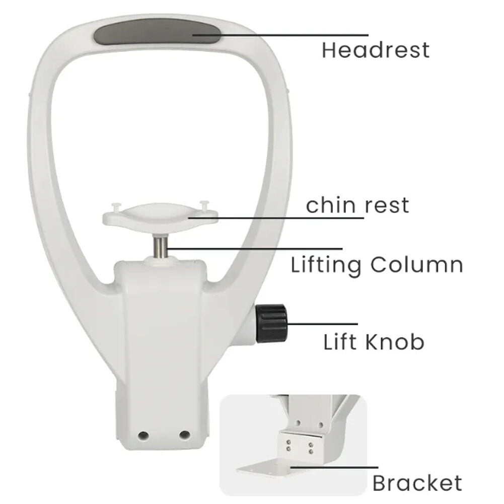 ya 26 Adjustable Optical Instrument Chin Rest Forehead Bracket Computer Forehead Rest
