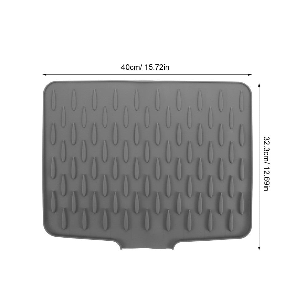 ya 26 Silicone Drying Mat Kitchen Dish Countertop Draining Tray Baby Bottle