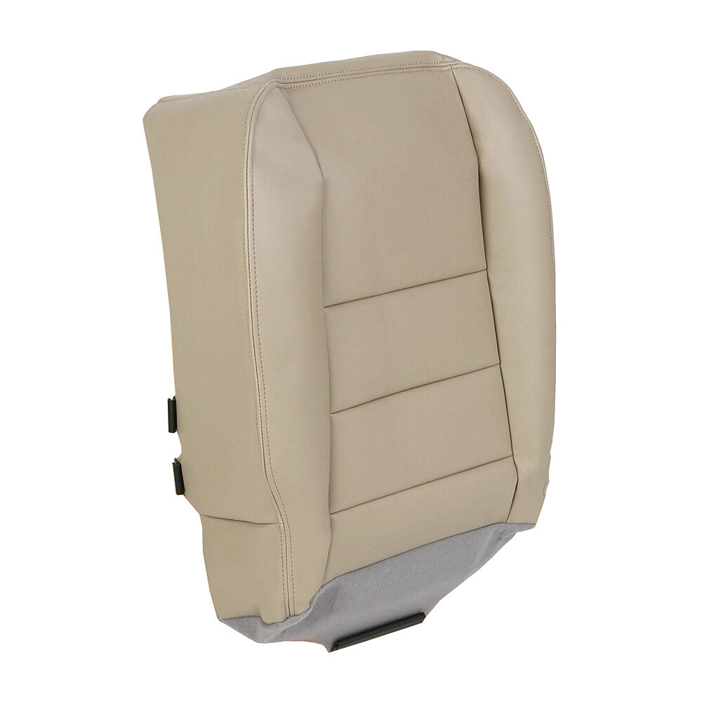 ya 12 5.22 Driver Side Bottom for Seat Cover Medium Parchment Tan Fits For 2002-2007 F250 F350