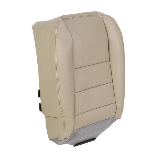 ya 12 5.22 Driver Side Bottom for Seat Cover Medium Parchment Tan Fits For 2002-2007 F250 F350